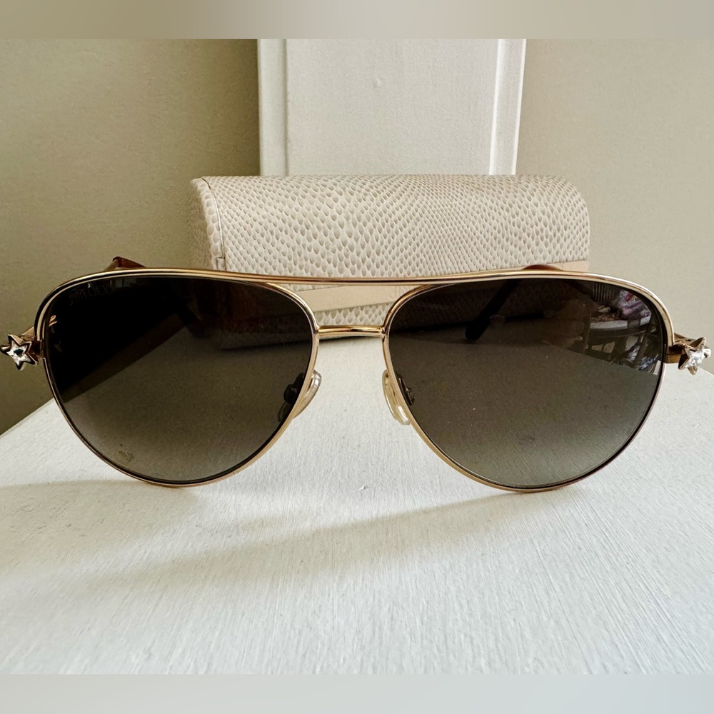Jimmy Choo Aviator Sunglasses